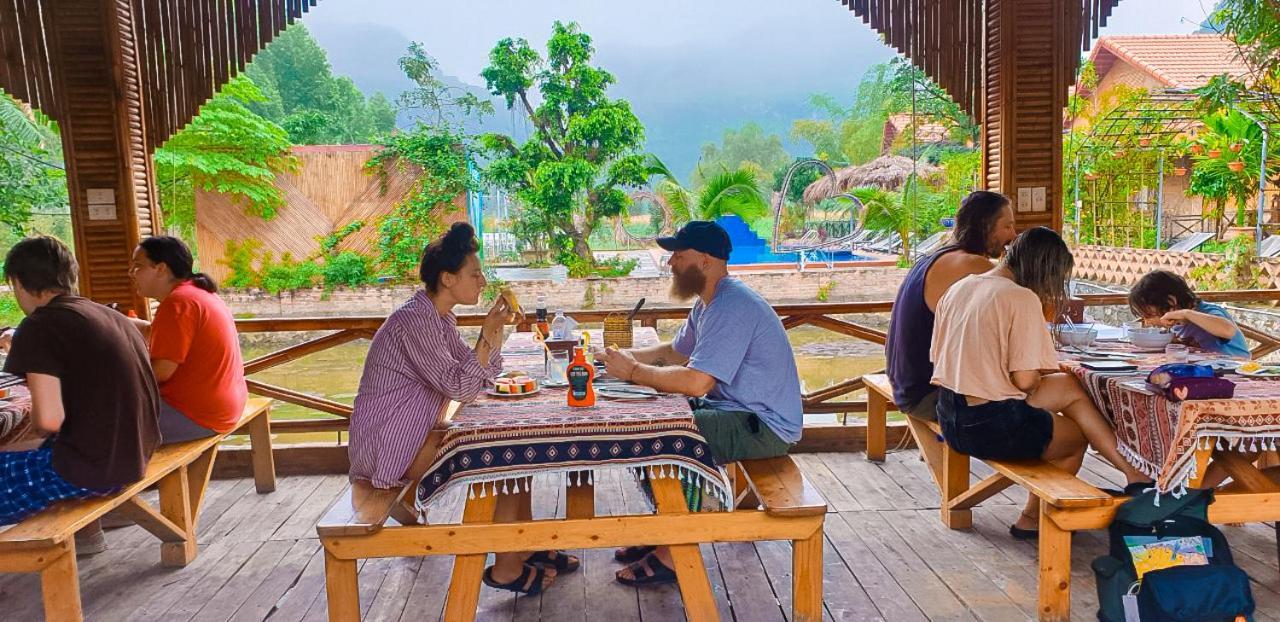 Trang An Quynh Trang Happy Homestay & Garden ニンビン エクステリア 写真